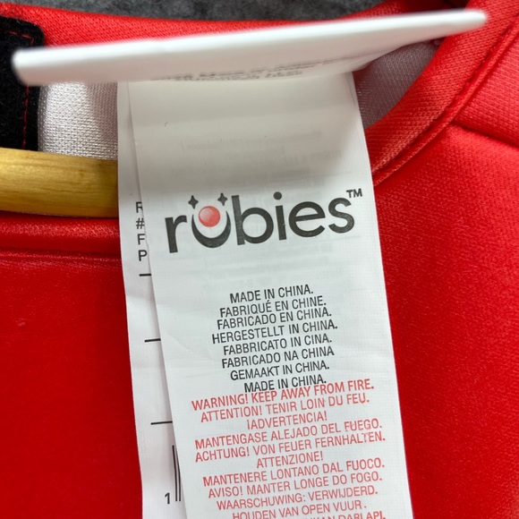 Rubies Red M&M Adult Costume One Size Halloween Dress Up Cosplay Holiday Party - Picture 3 of 7